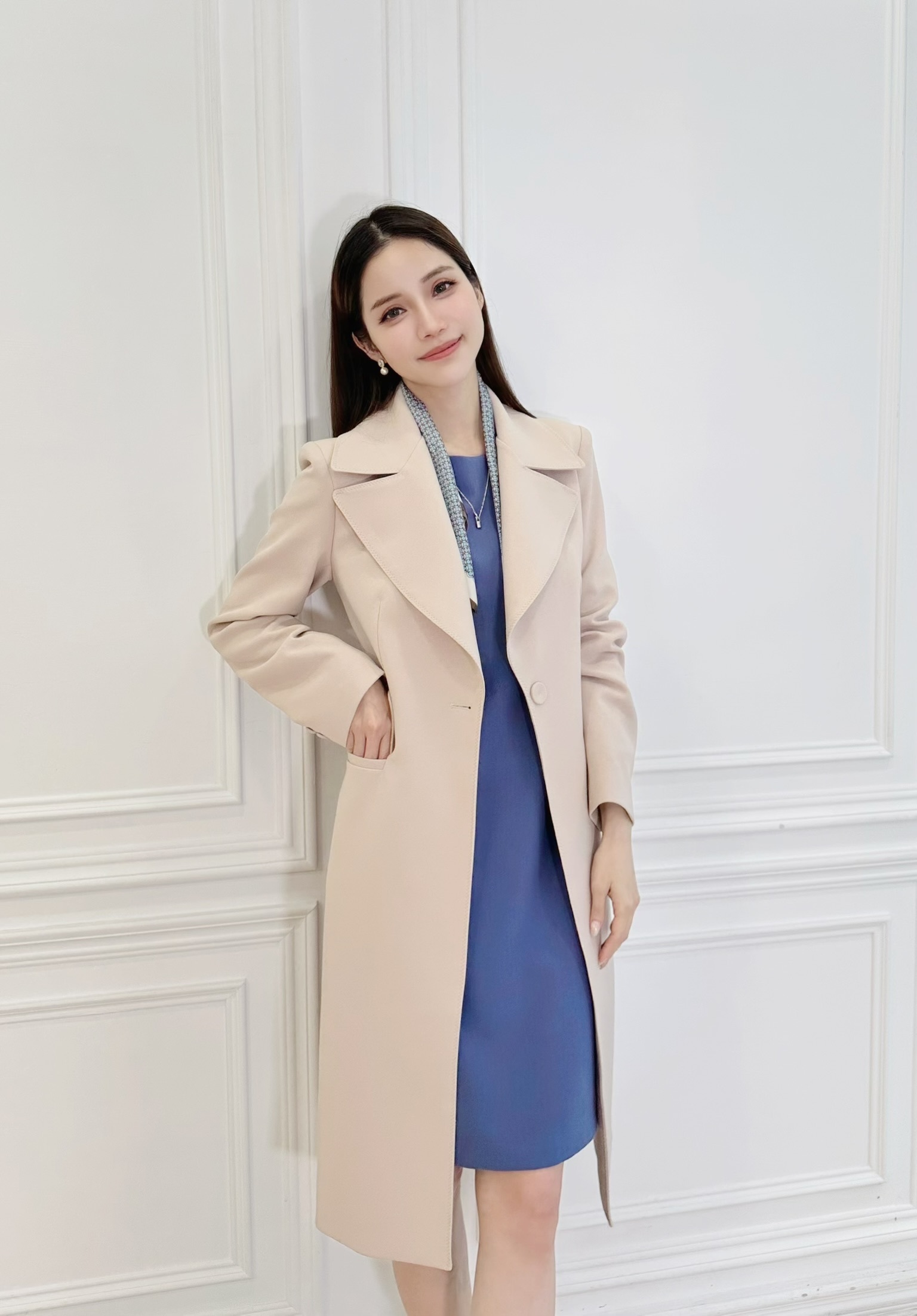 極致顯瘦!單釦風衣外套