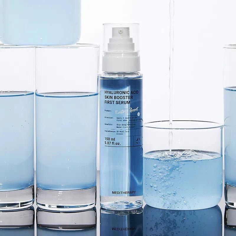 韓國 MEDITHERAPY 玻尿酸清爽鎖水精華150ml 兩入組