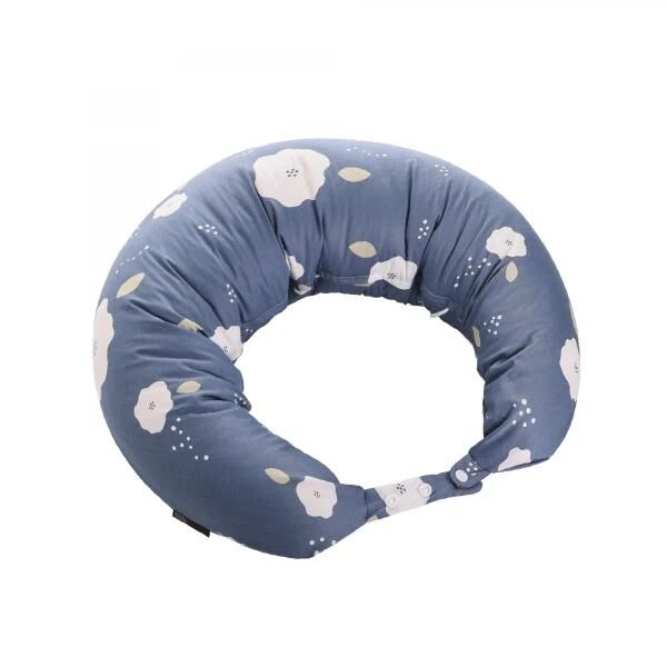 Mammy Village 六甲村 六甲村孕婦哺乳枕【台灣製】悠靜藍/朝日米 樂活枕 U形枕