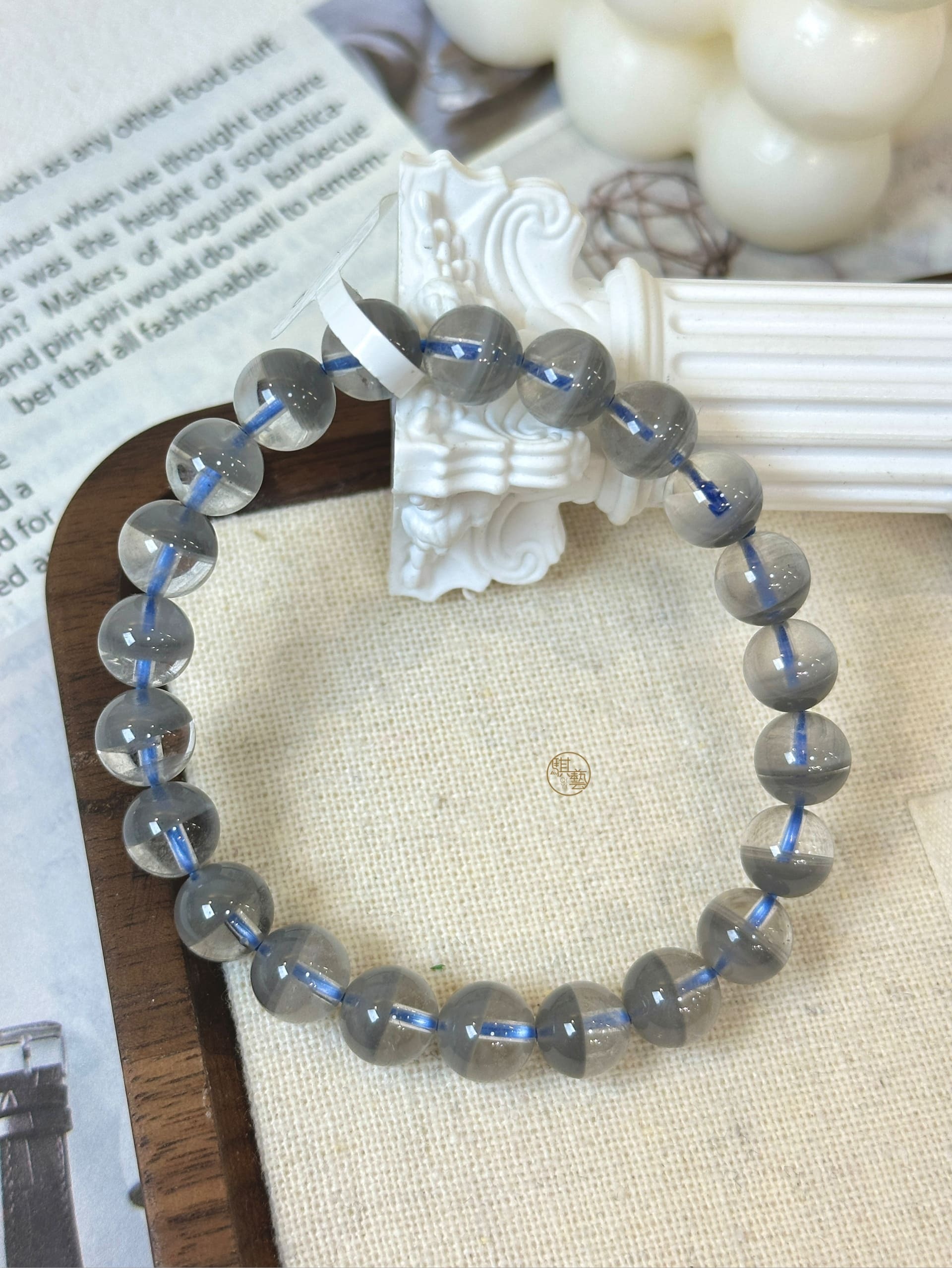 半盆藍幽靈 8.6mm｜靜心穩定 × 專注力提升 × 招財能量