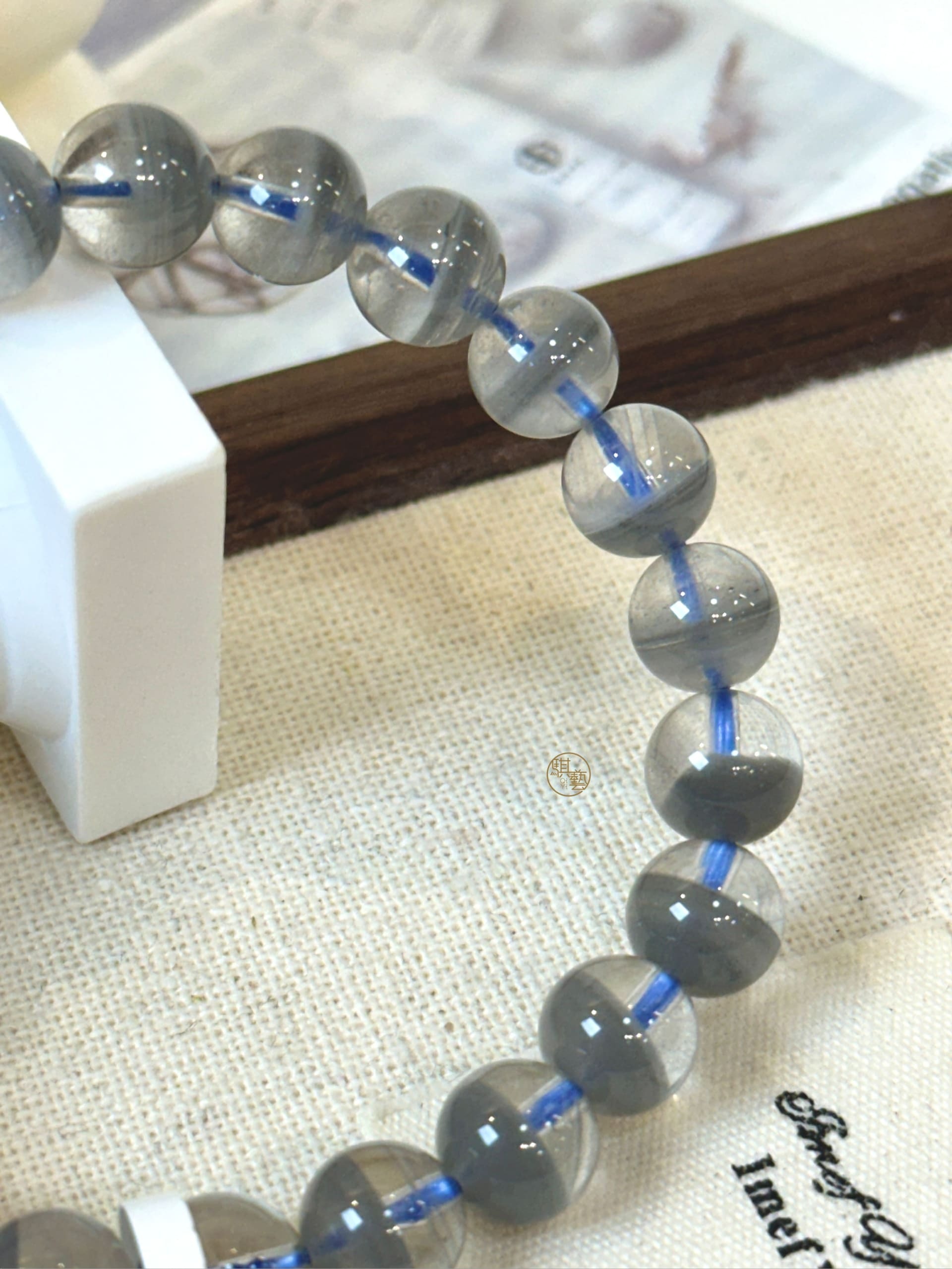 半盆藍幽靈 8.6mm｜靜心穩定 × 專注力提升 × 招財能量