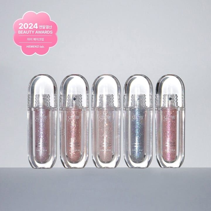 *HEMEKO lab* Glow 碎閃光澤液體眼影