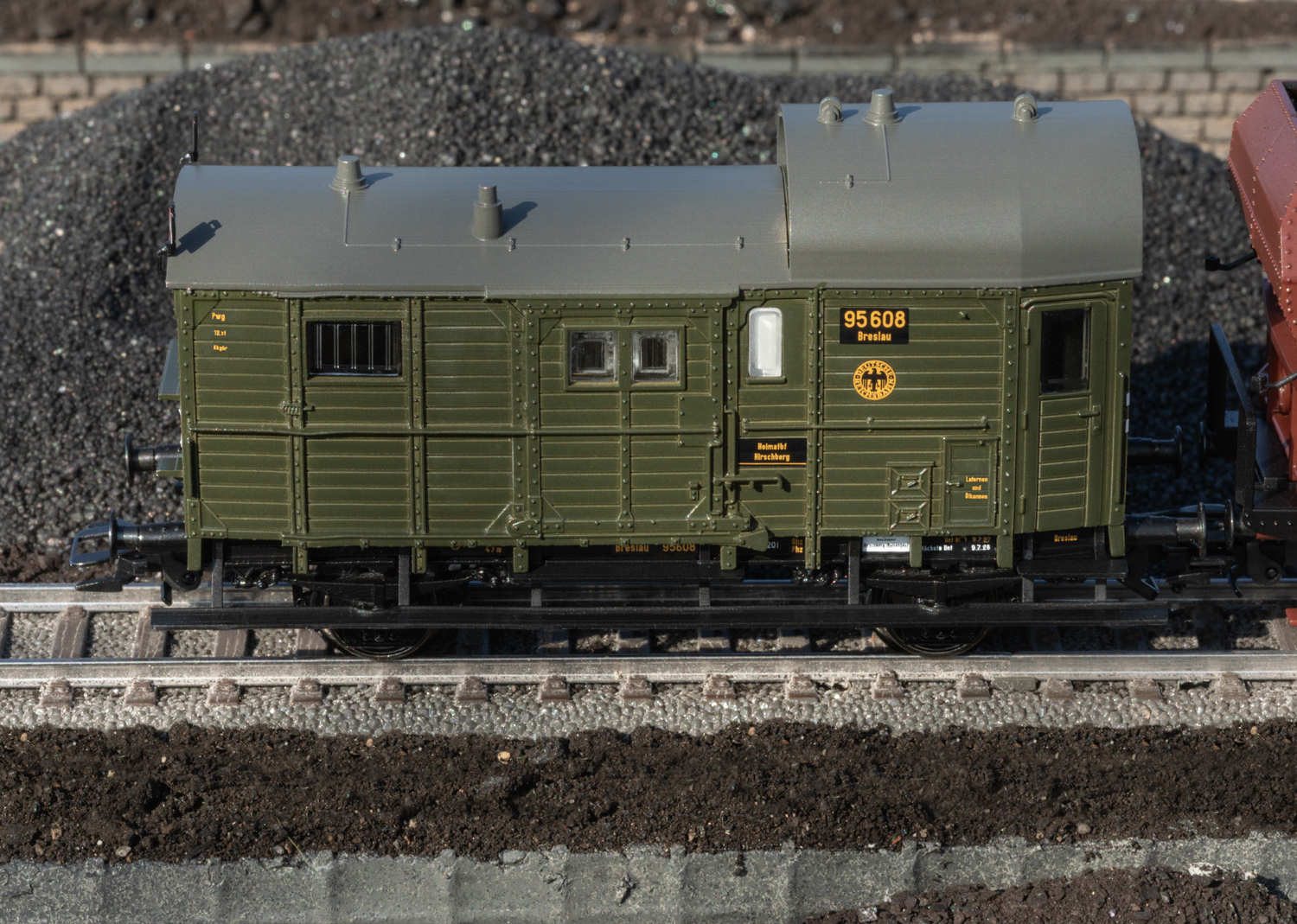 Trix 24987 HO規 PWG Pr 14型貨運列車行李車