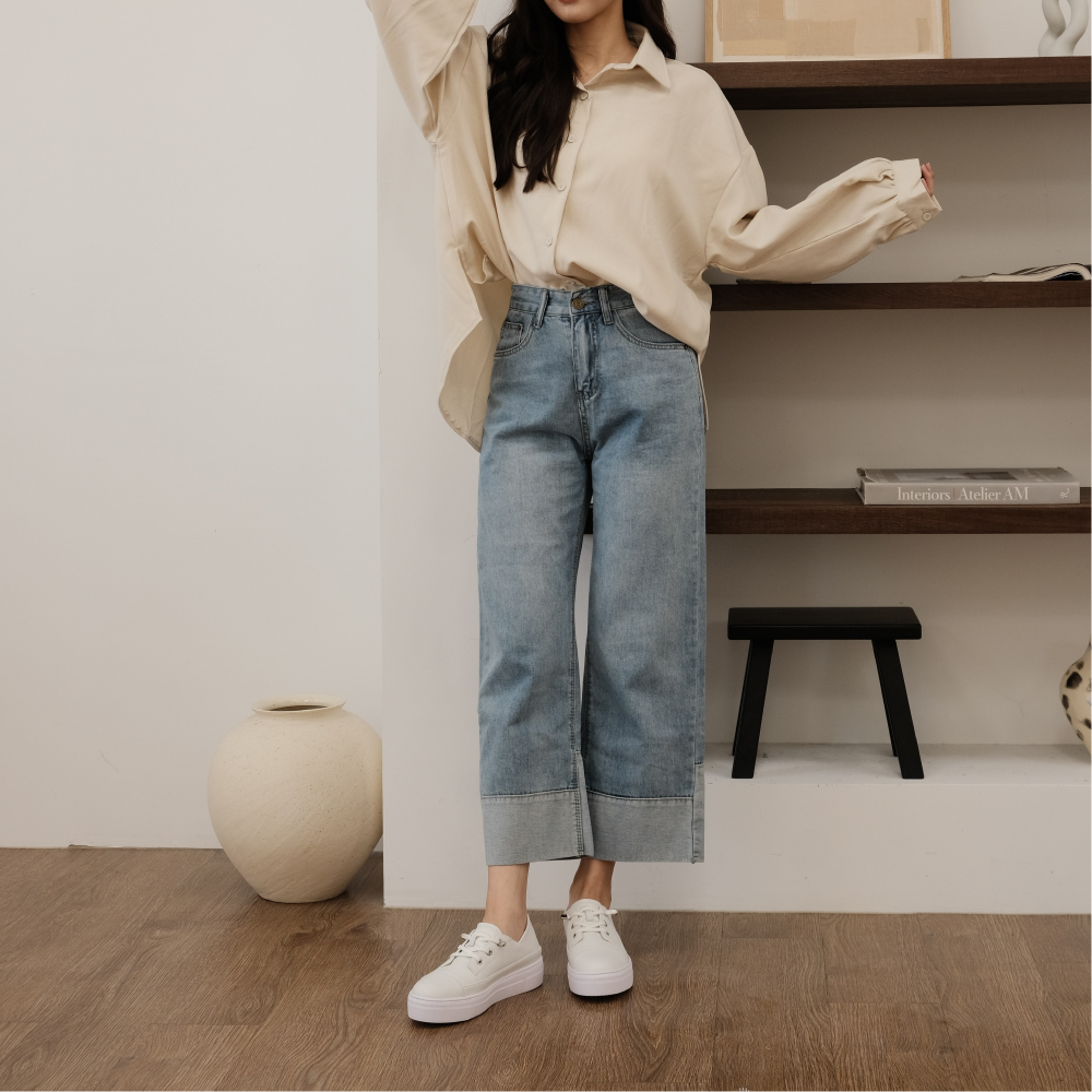 輕盈漫旅 - 極輕厚底兩穿小白鞋