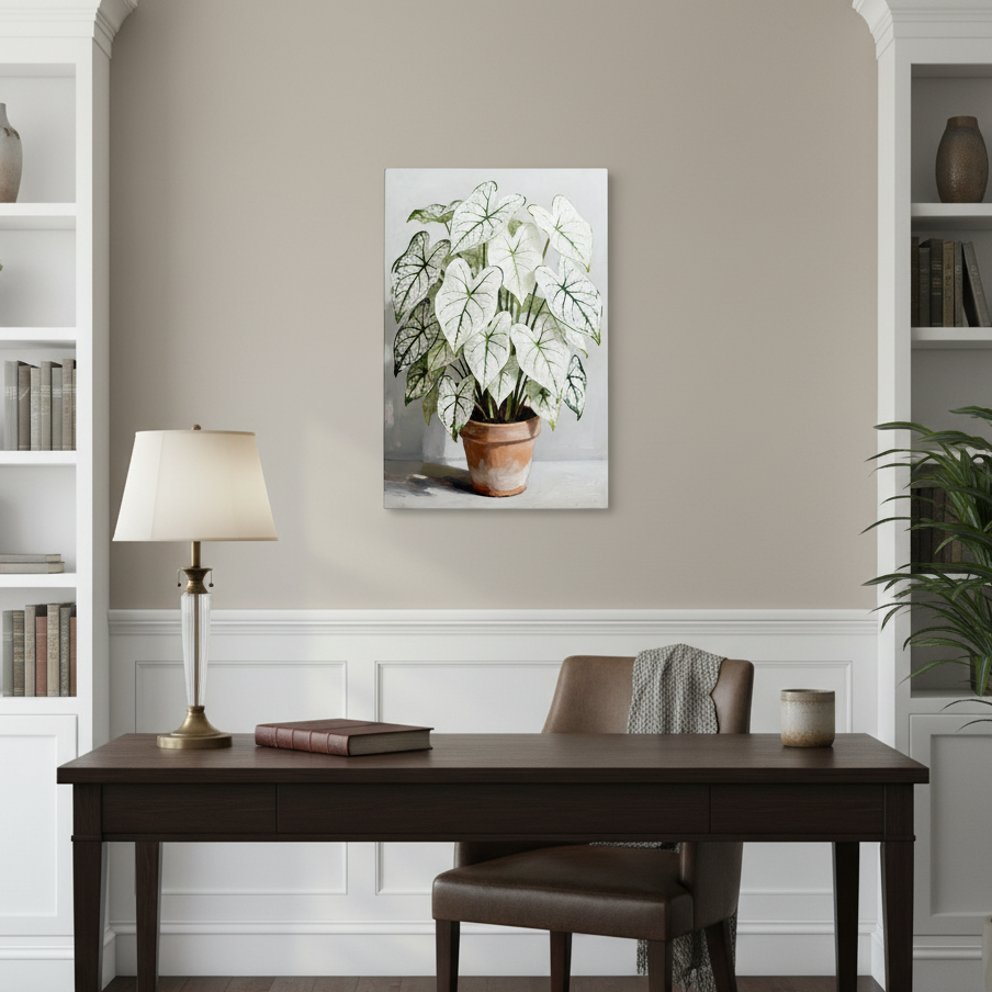 綠葉家的風景無框掛畫