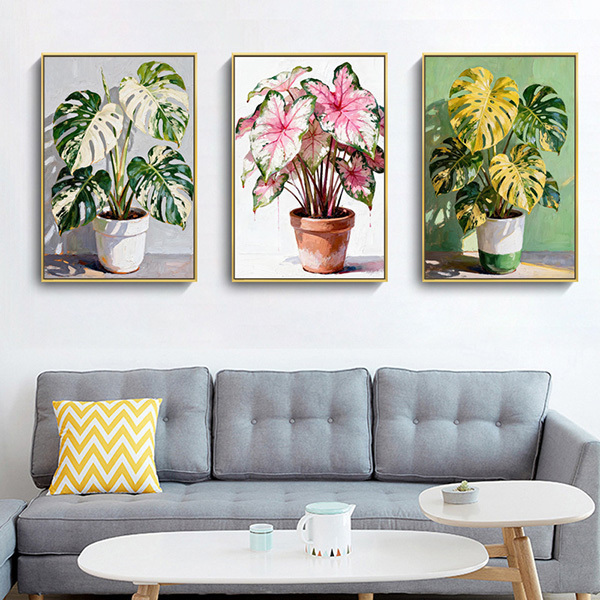 綠葉家的風景無框掛畫