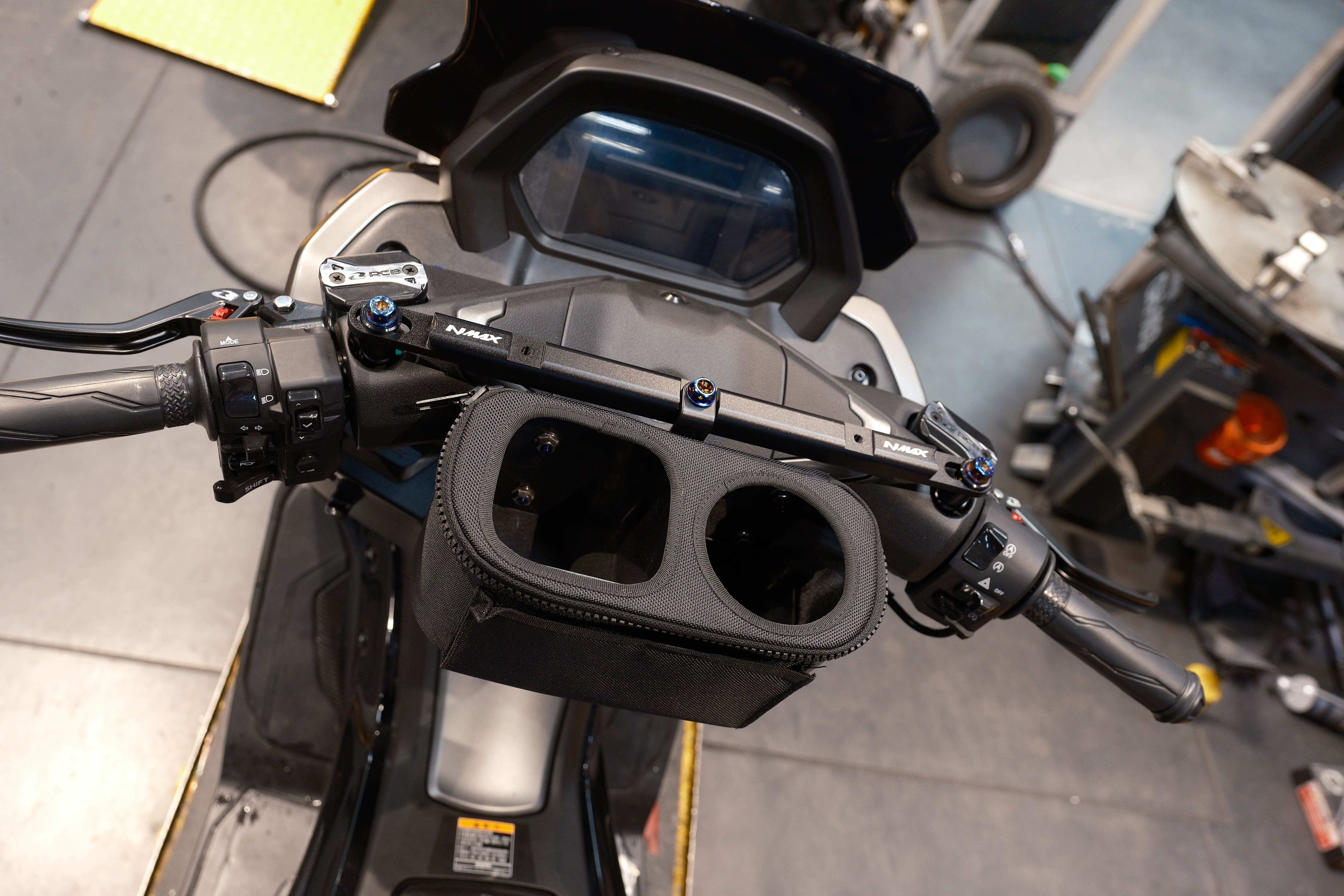 NMAX 改裝橫桿+置物包