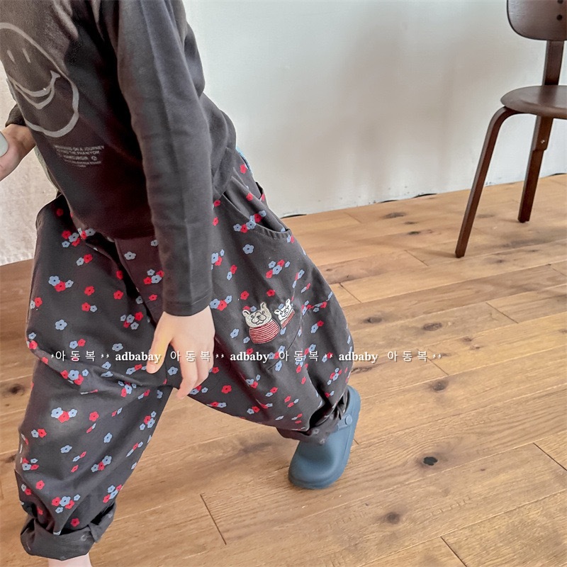 刺繡狗狗哈倫褲