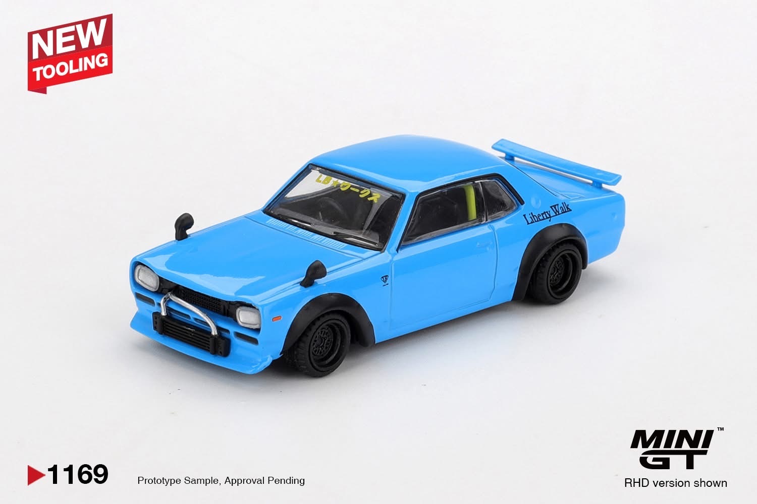 預訂 Pre-order - MiniGT 1169 Nissan LB★Works HAKOSUKA Baby Blue