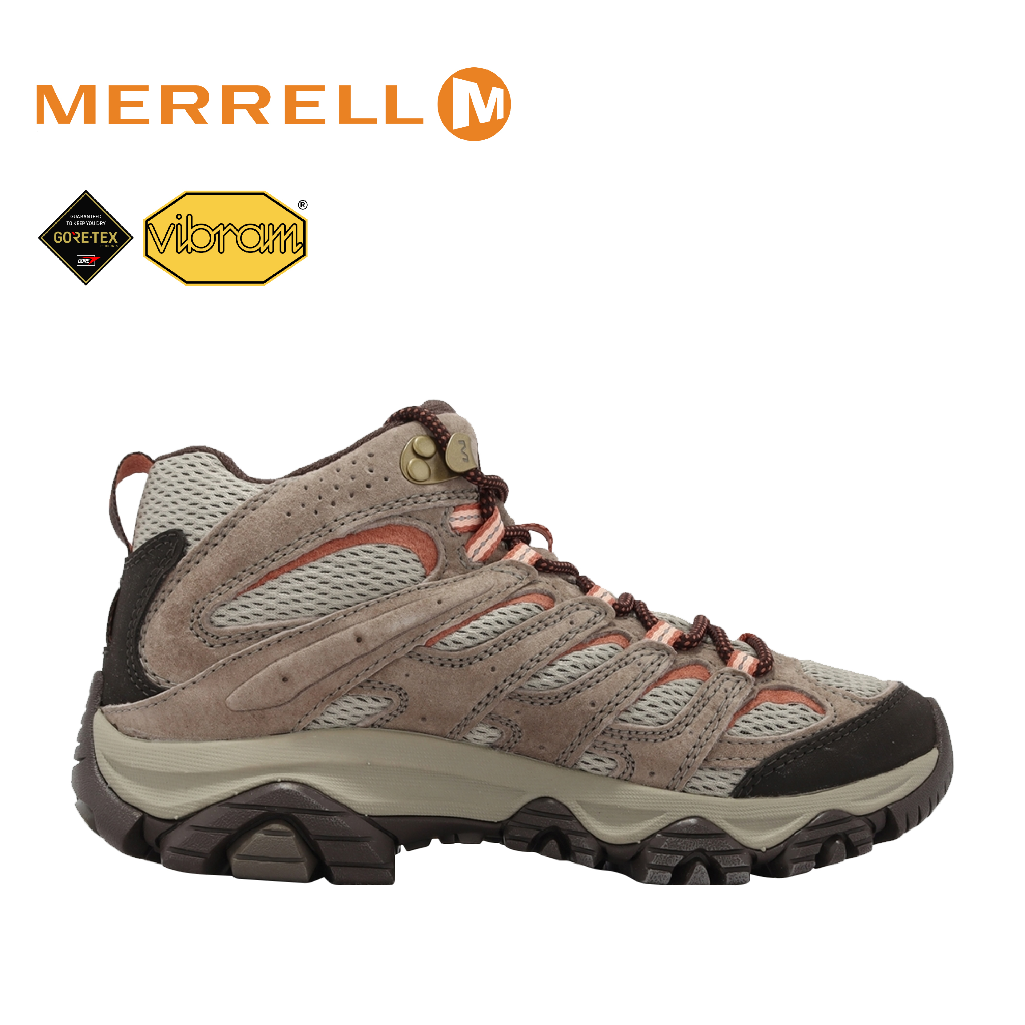 MERRELL 美國 MOAB 3 MID GTX 女款 (淺棕色) 33ML500232