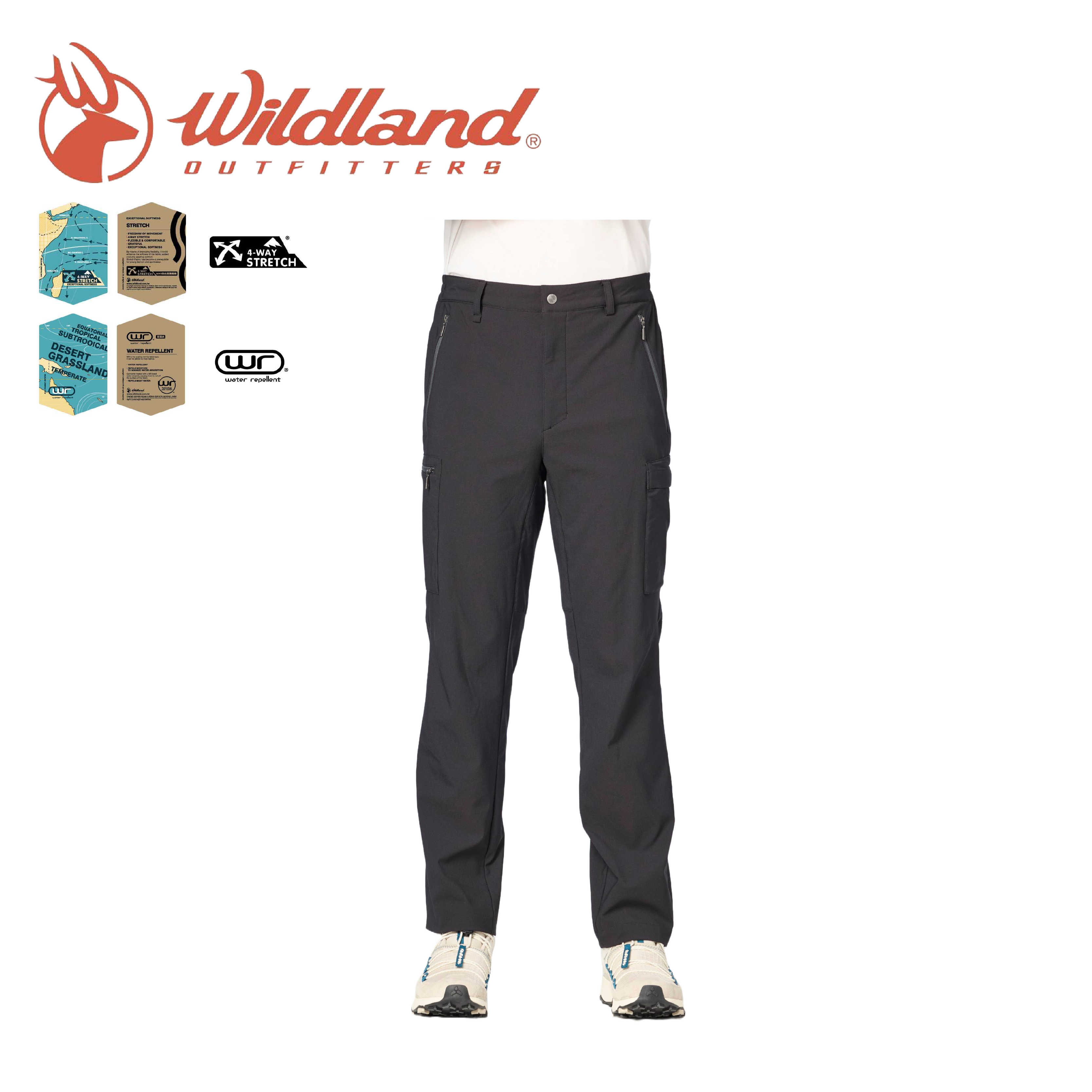 Wildland 荒野 山旅四彈防潑機能褲 男款(2色) 24WB32328