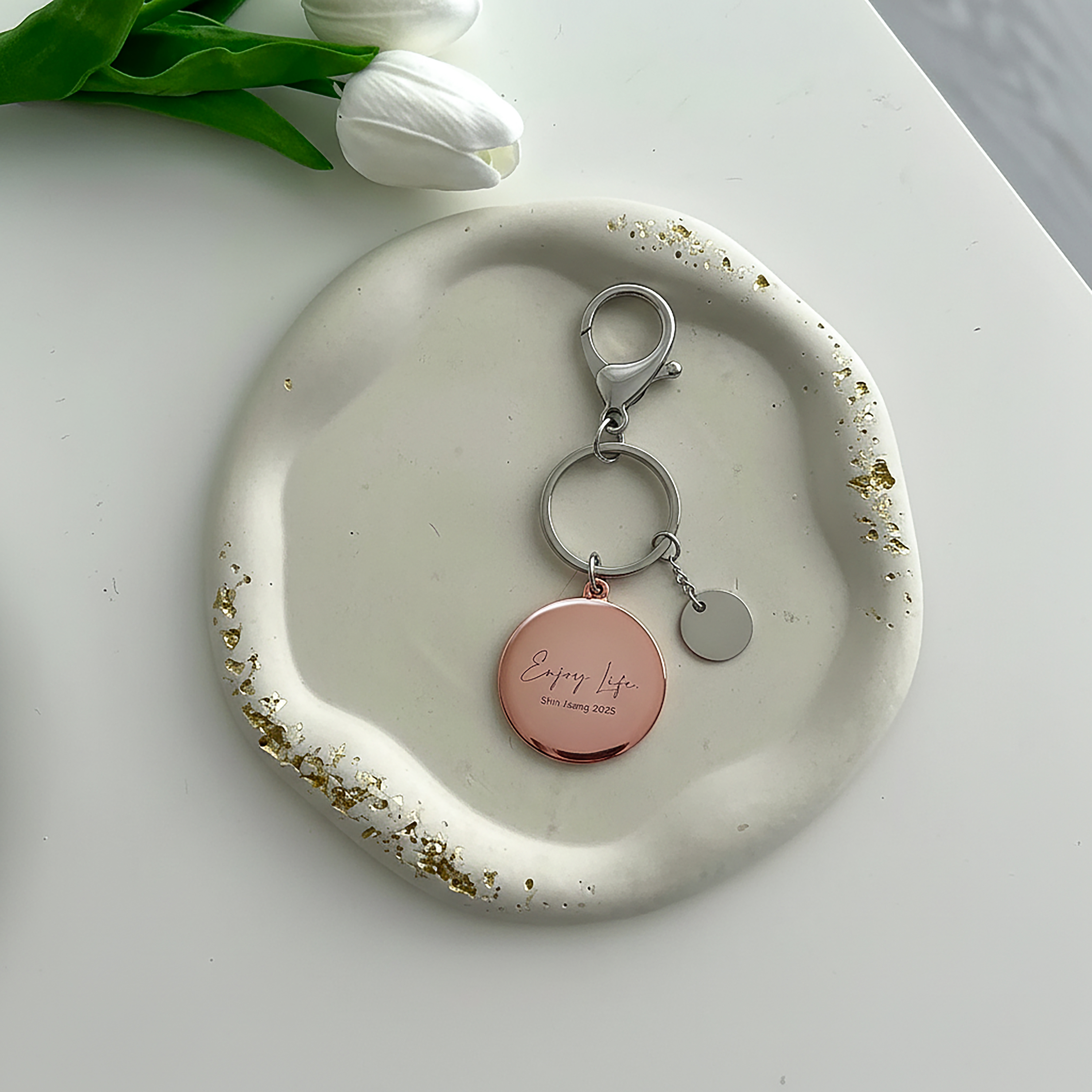 質感造型悠遊卡吊飾鑰匙圈禮盒|客製化鐫刻|金屬鍍膜技術|悠遊卡公司正版授權