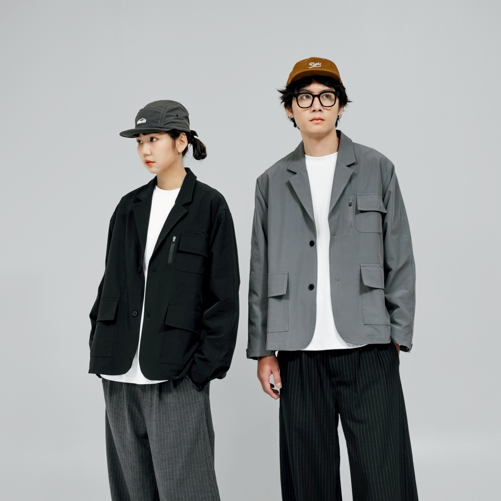 #預購 SBG 多口袋休閒西裝外套 兩色 SB2586