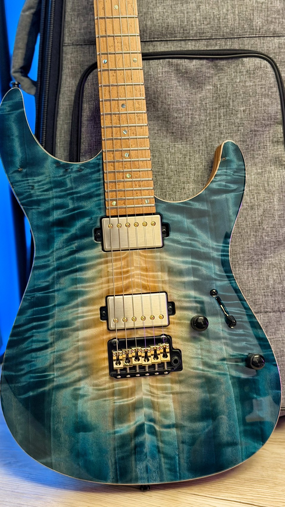 Mayones Aquila Elite S 6 Curly Poplar Top 電吉他 公司貨【宛伶樂器】