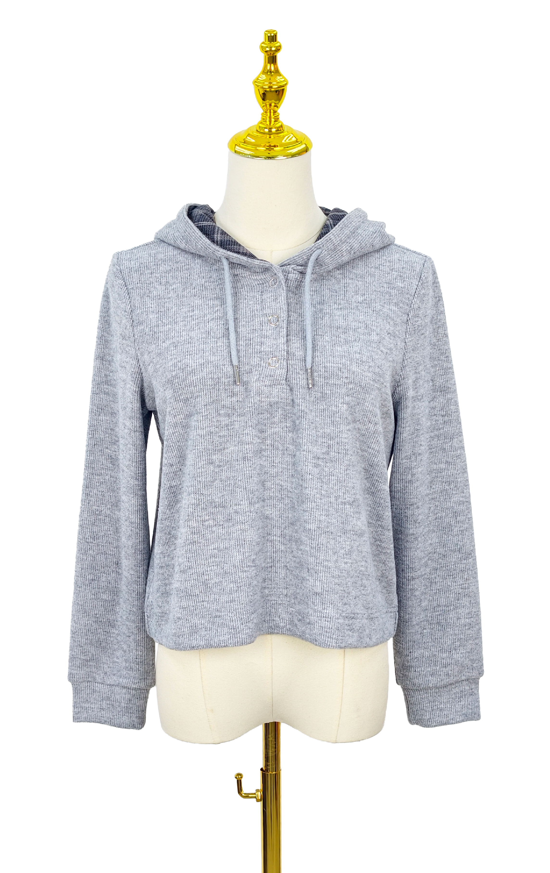 連帽拼布衛衣 LT0339