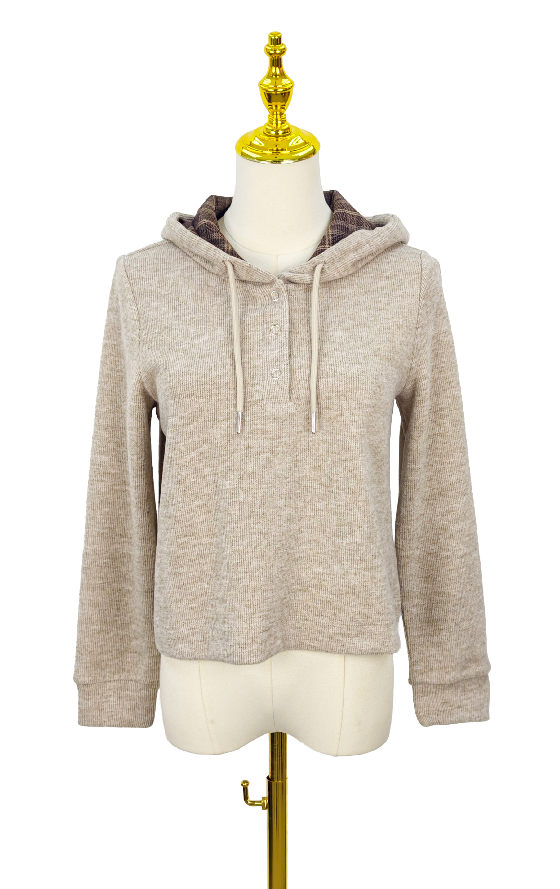 連帽拼布衛衣 LT0339