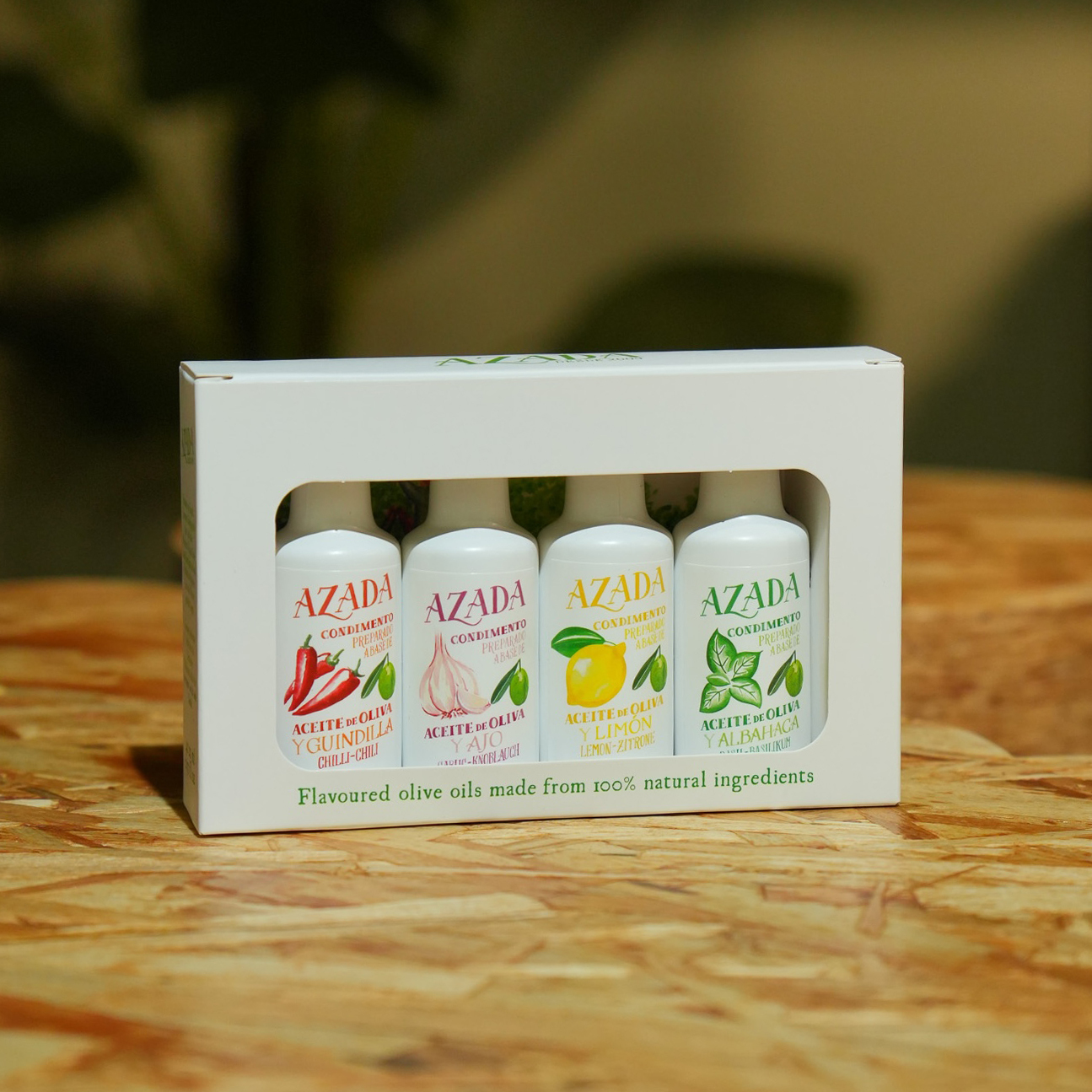 AZADA 亞查達 天然風味橄欖油 4入禮盒組（20ml 4入/組）