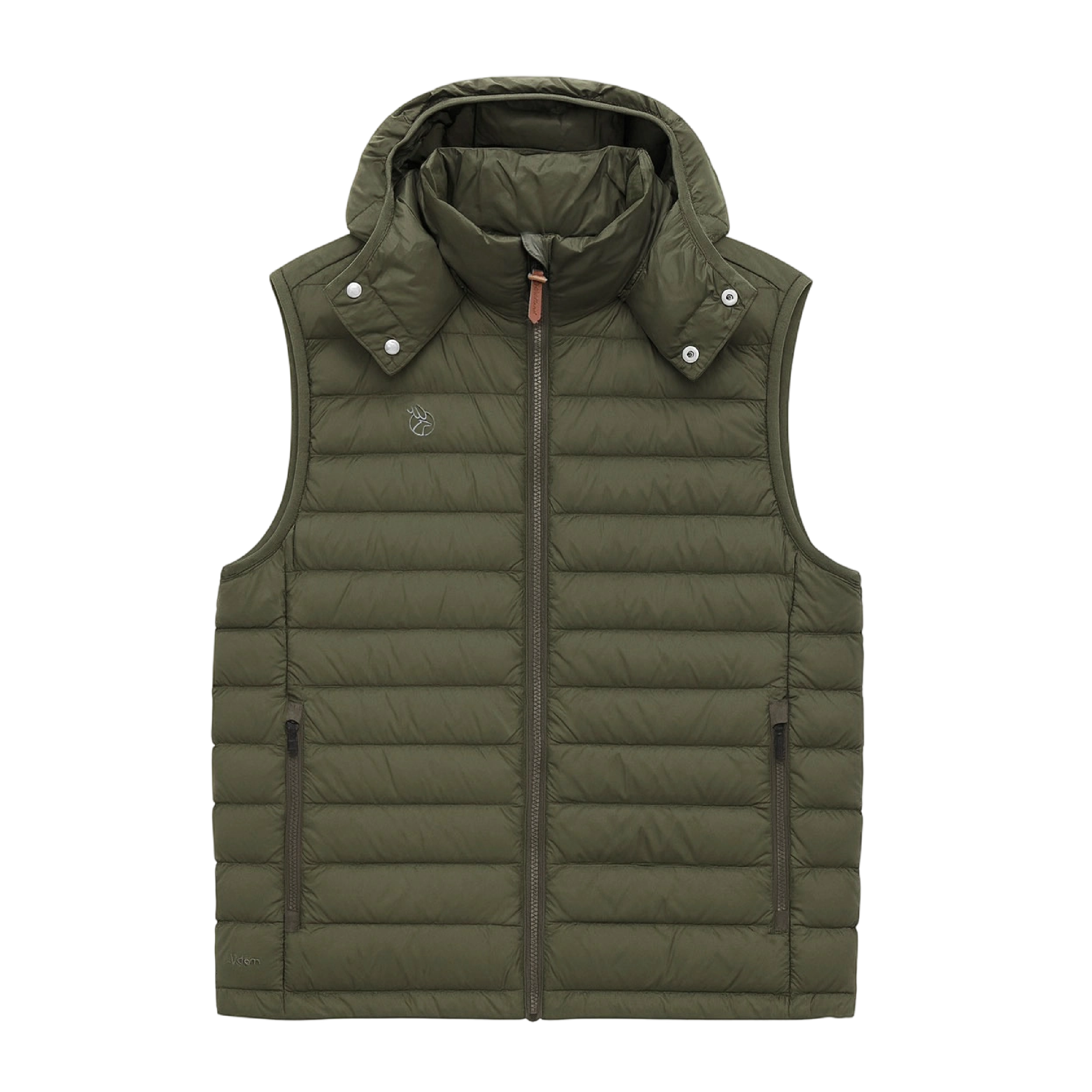 Wildland 荒野 700FP可拆帽輕羽絨背心 男款(2色) 00WB32172