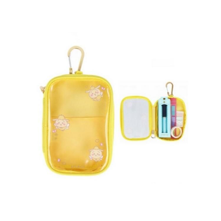 吉伊卡哇 Chiikawa 烏薩奇 黃色 透明收納包 化妝包 小物包 痛包