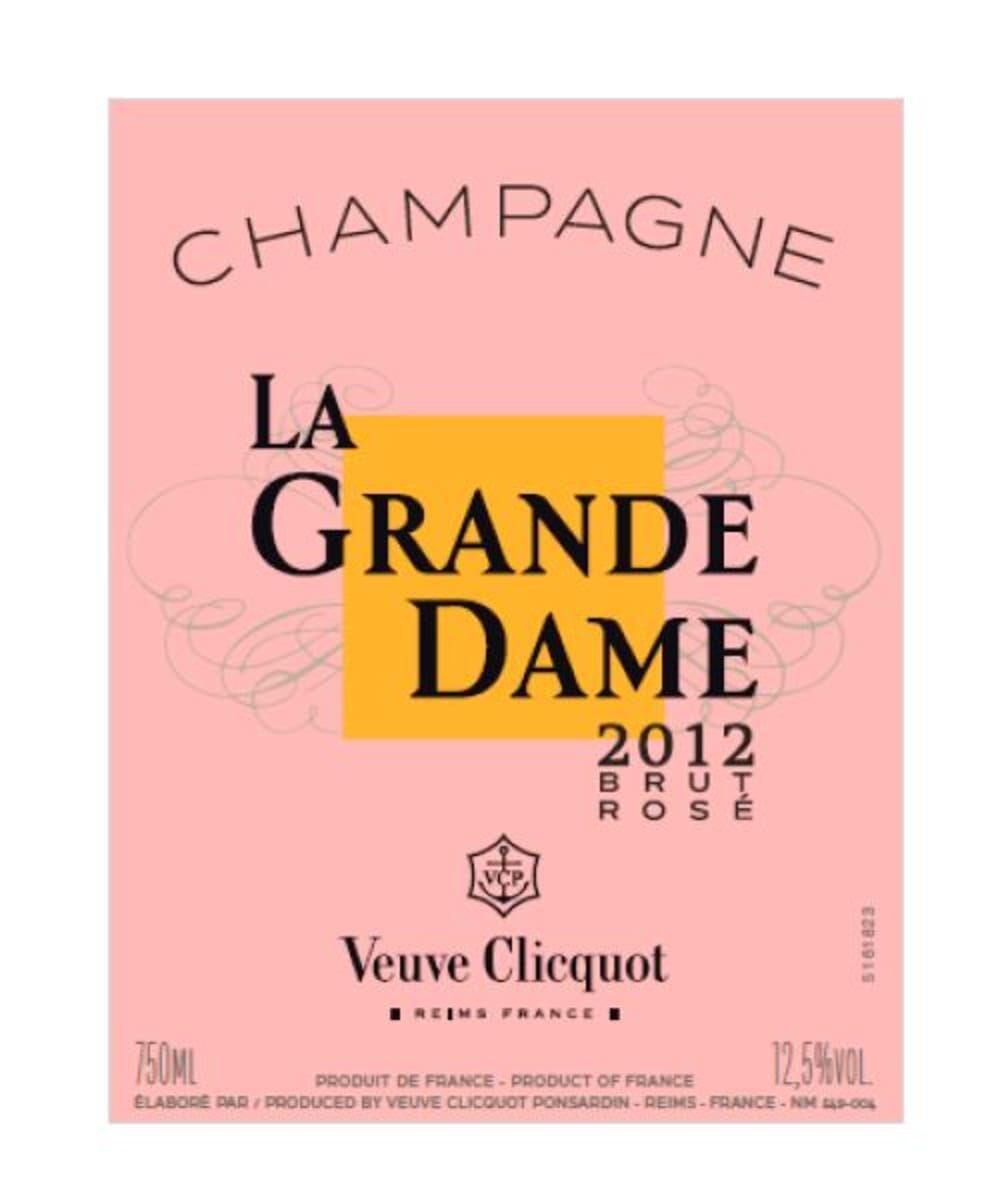 Veuve Clicquot La Grande Dame Rose 2012 (WS95) (Gift Box)