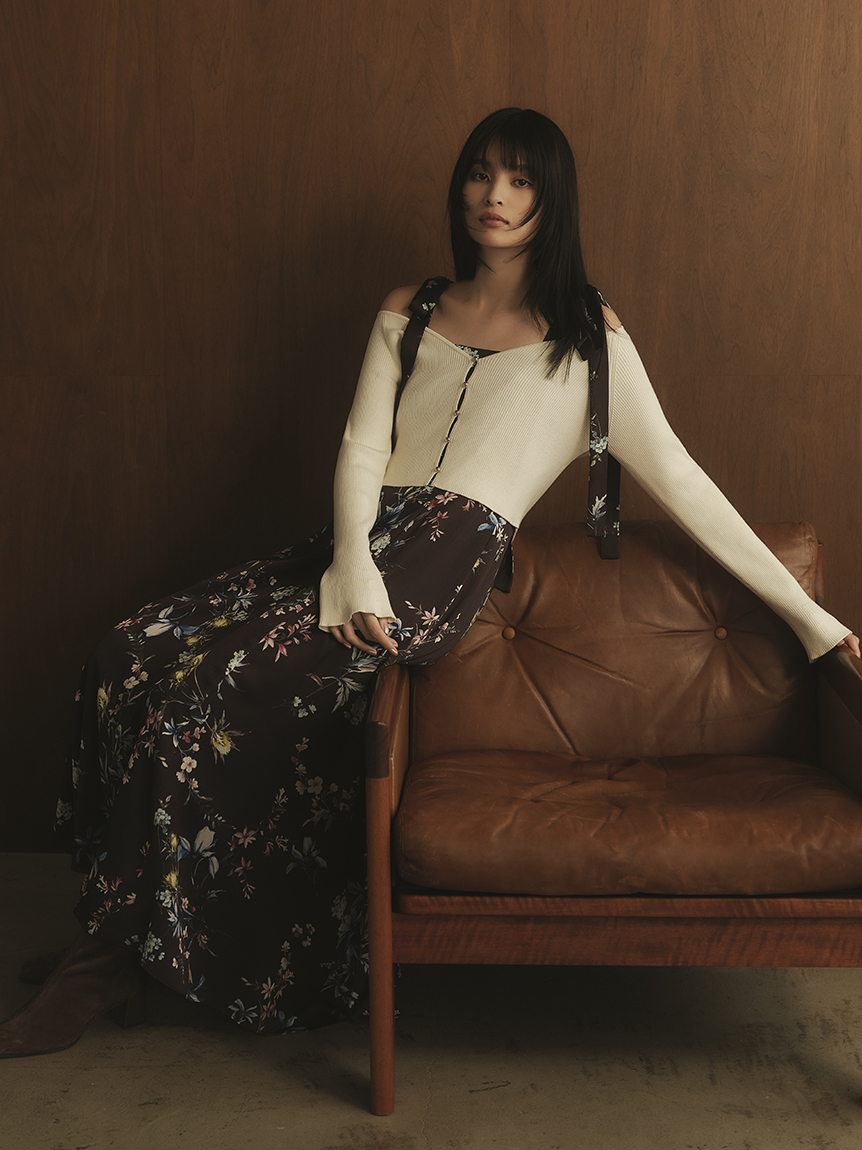 [預購] FRAY I.D 短版羅紋針織開襟衫