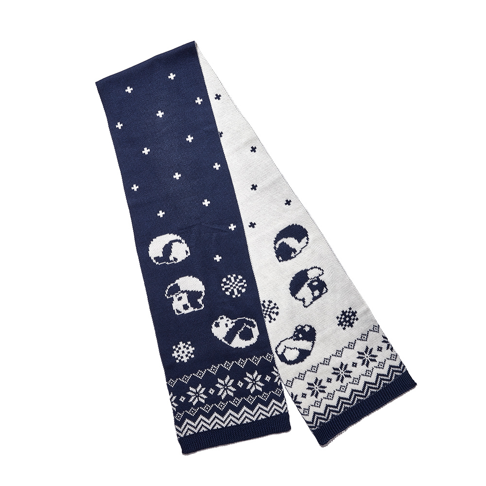 Giant Panda Knitted Scarf - Adult