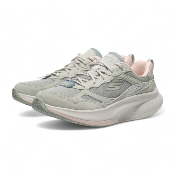 SKECHERS 休閒鞋 GO WALK 鼠尾草綠 粉 回彈 健走鞋 女 125060SAGE