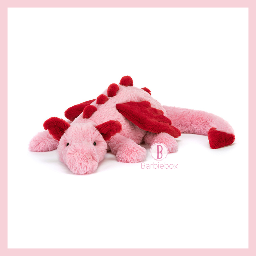 英國jELLYCAT|Heart Dragon Large 50cm 緋心龍VAL2DD