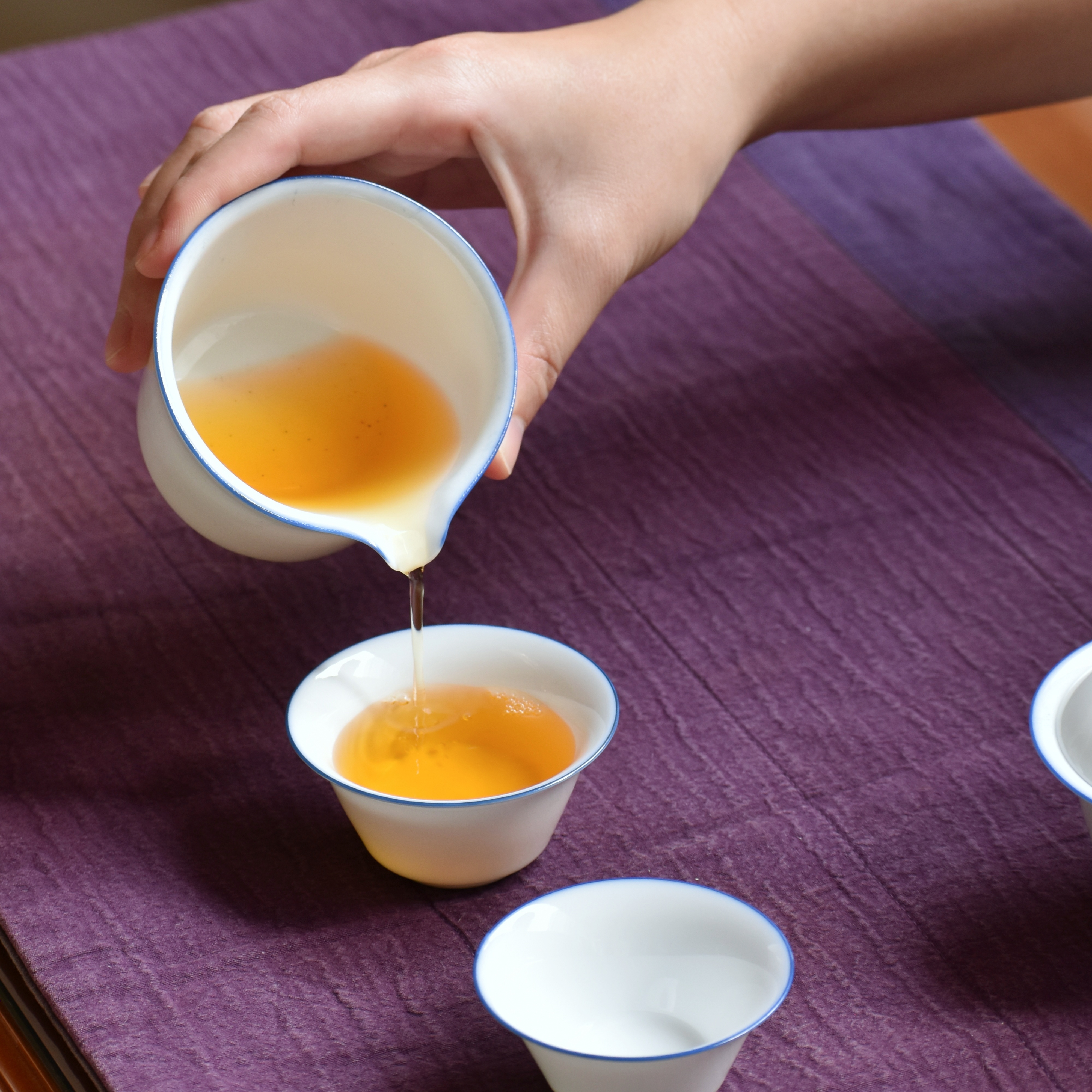 棲雲 白磁蓋碗旅行組