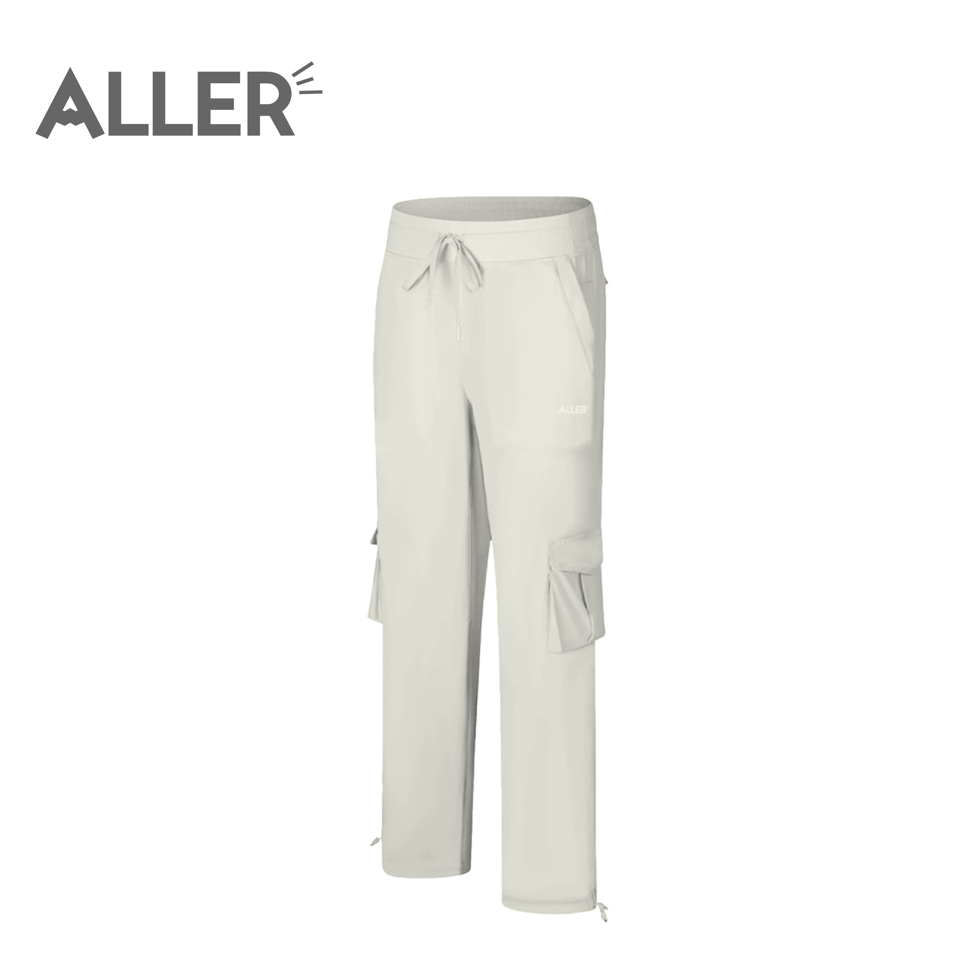 ALLER側口袋內刷毛闊腿工裝褲 女款 (3色) 24AL5002B