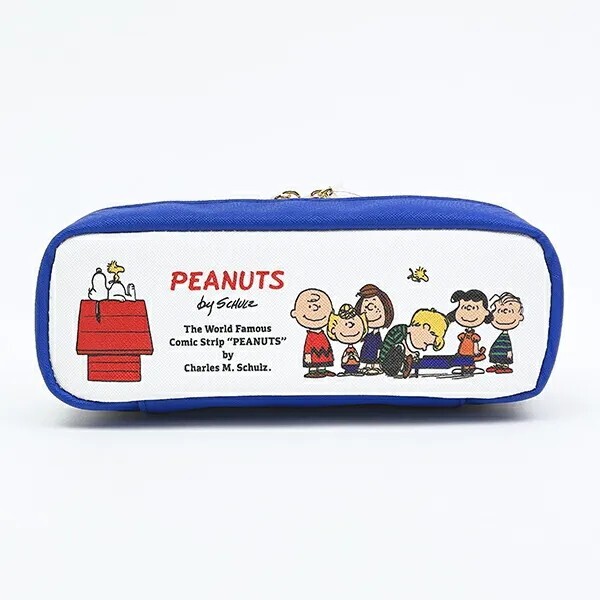 Snoopy Box Pen Pouch White PEANUTS 75th Anniversary SNOOPY