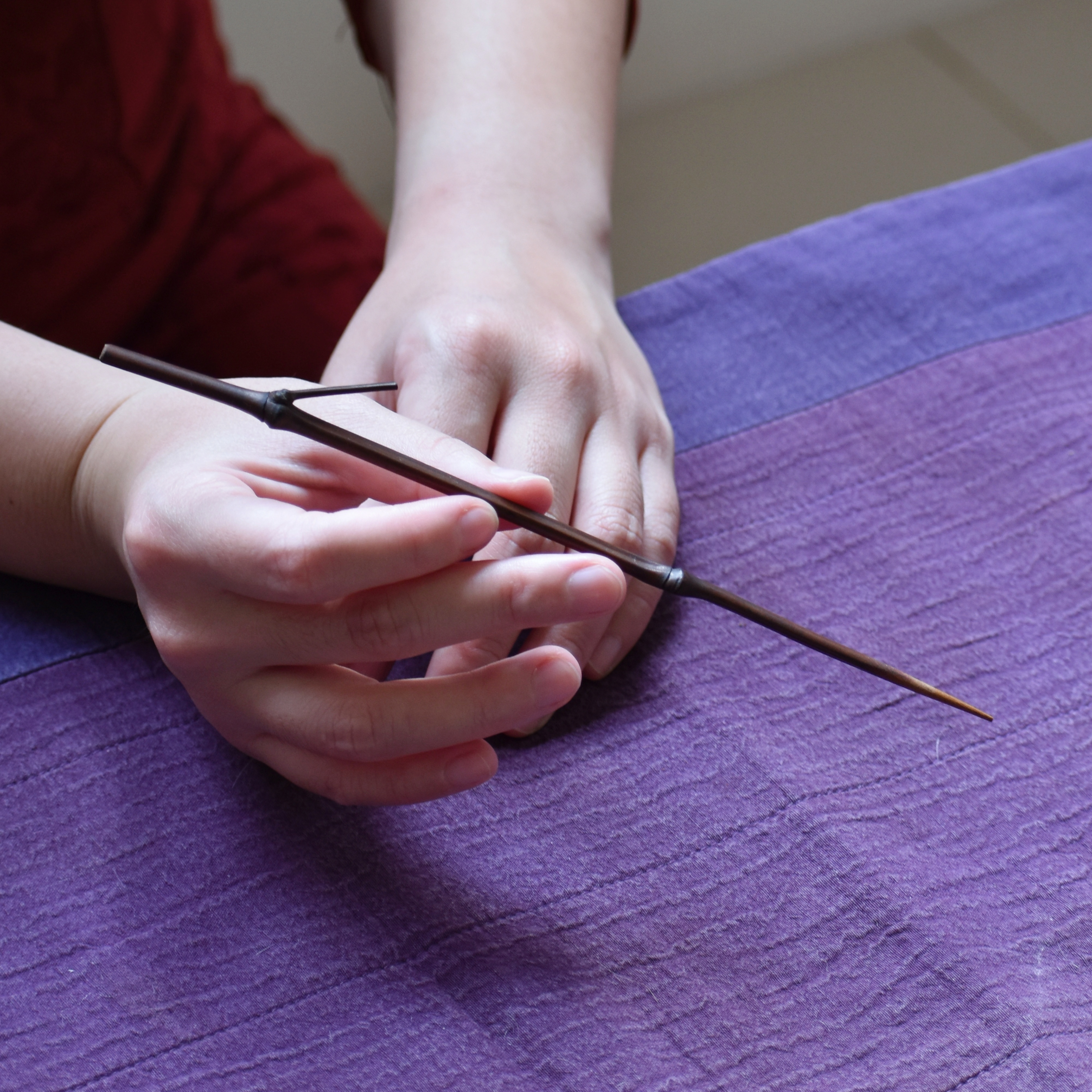 悠然聽竹 雙序茶針