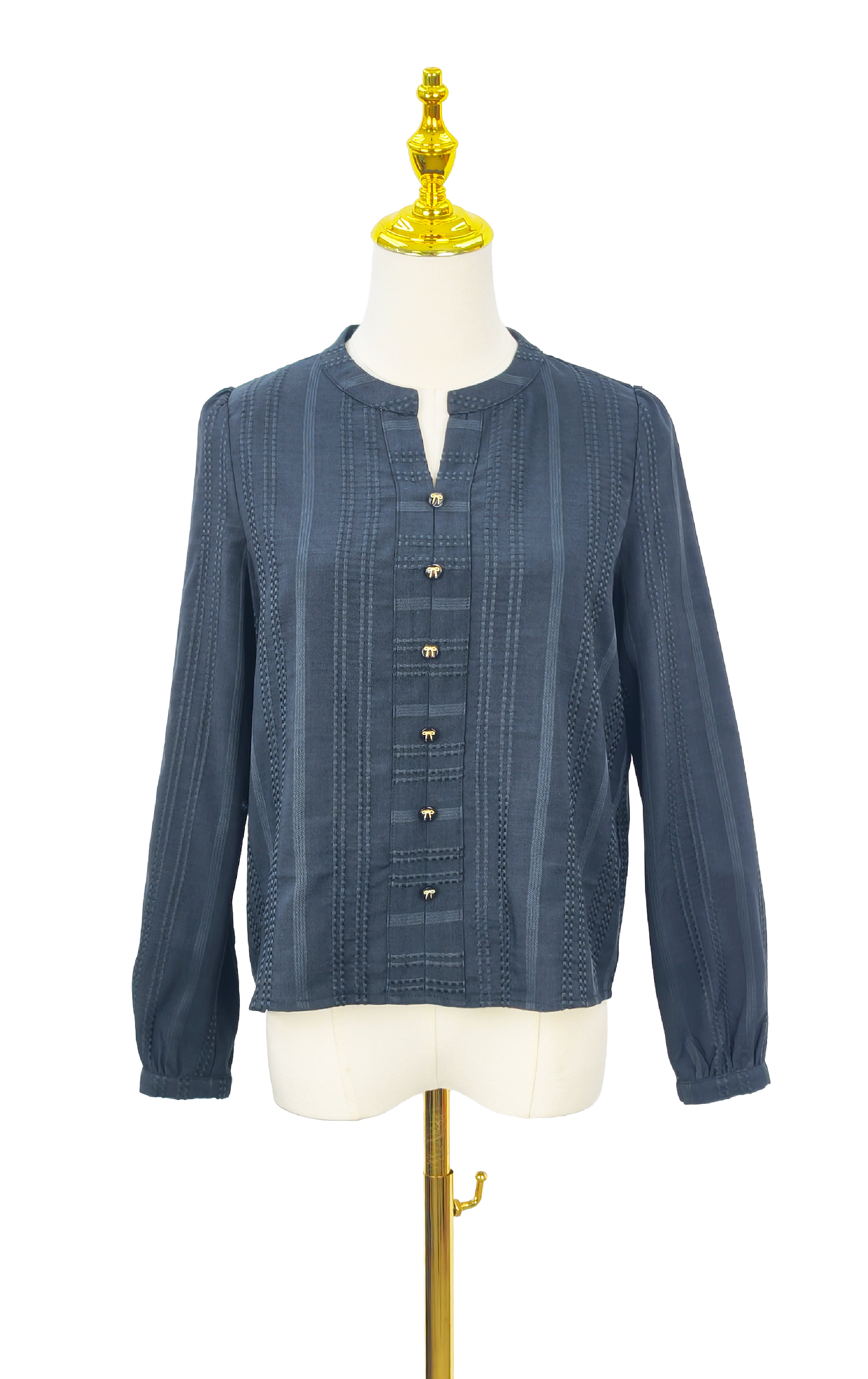 條紋鈕扣襯衫 SH0292