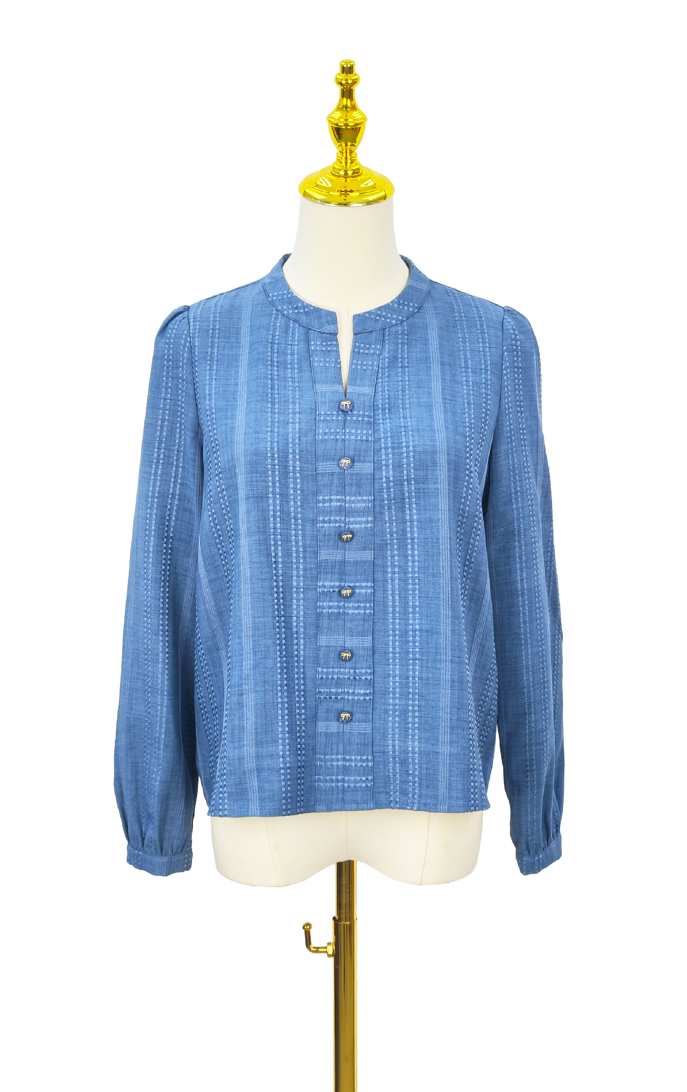 條紋鈕扣襯衫 SH0292