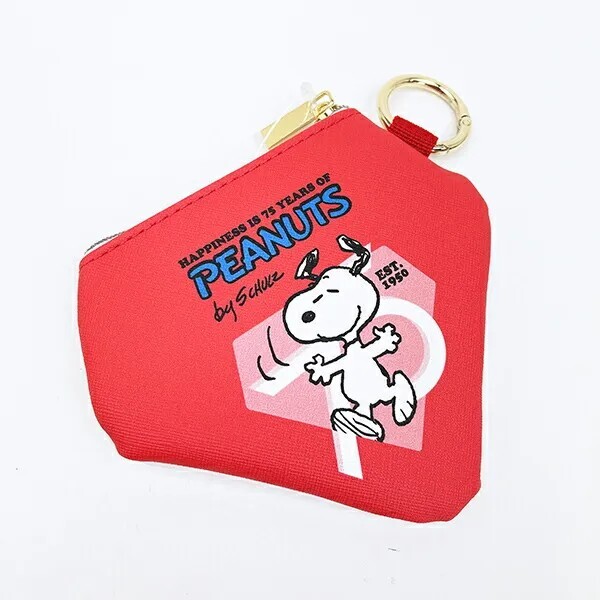 Snoopy Diamond Pouch (Pink) PEANUTS 75th Anniversary SNOOPY