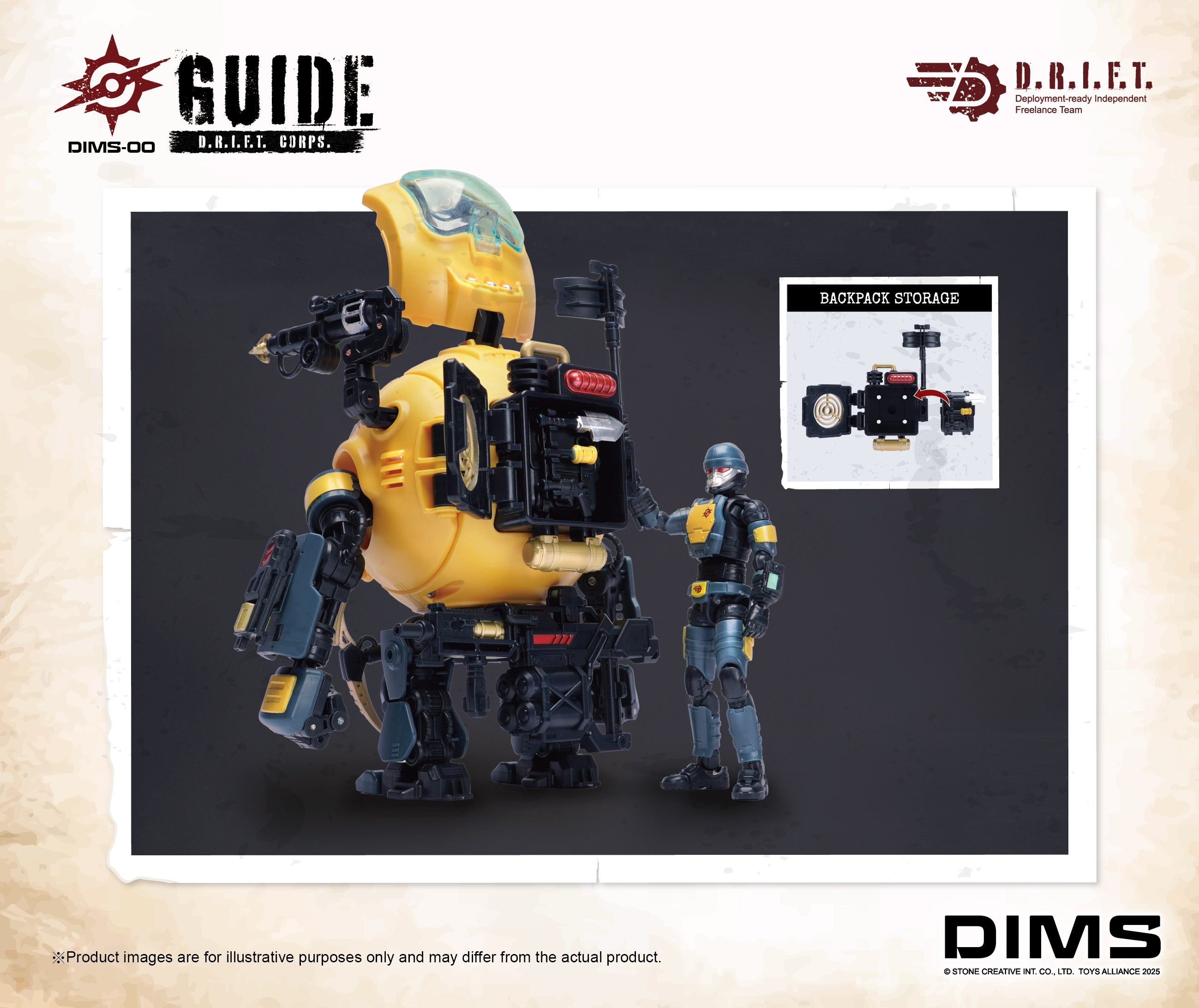[訂金] TOYS ALLIANCE : DIMS-00 D.R.I.F.T. GUIDE (漫遊者 嚮導)