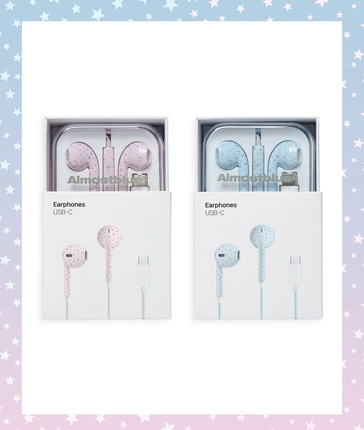 almost blue snow earphone