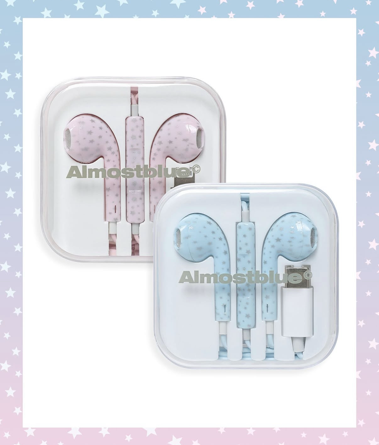 almost blue snow earphone