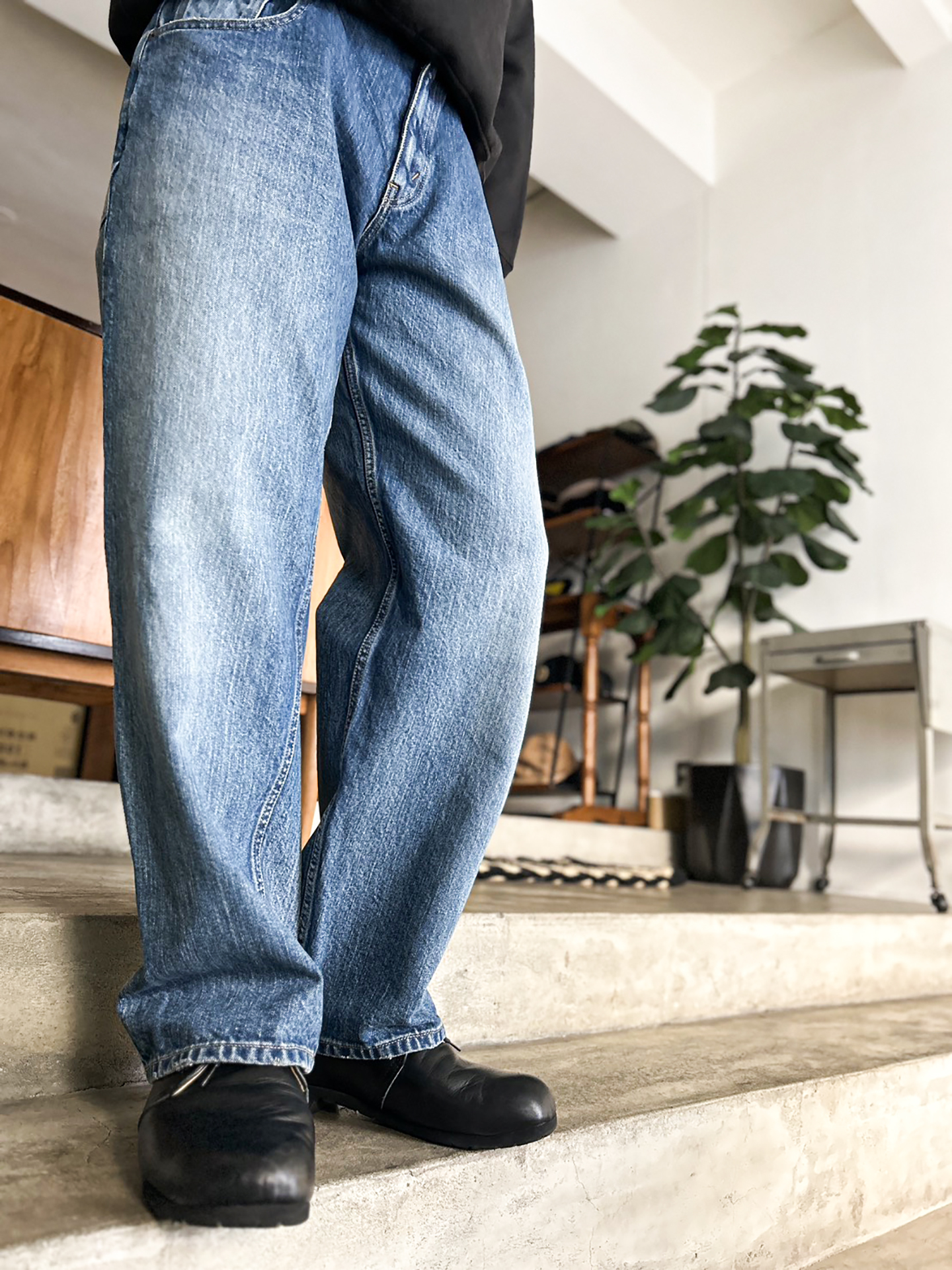 ciota/new baggy 5 pocket denim/サイズ30 Baggy 5 Pocket Pants - Navy/One Wash