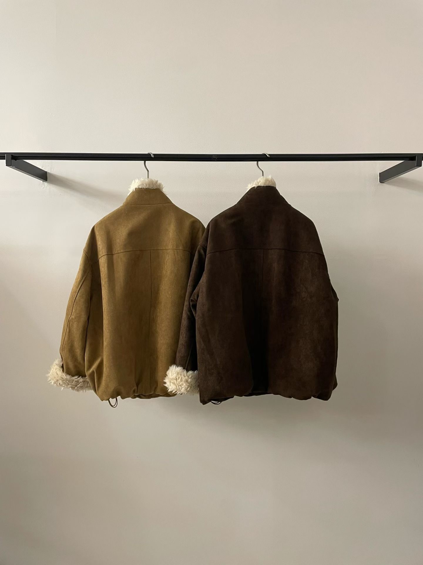 DA2509 麂皮羽絨外套