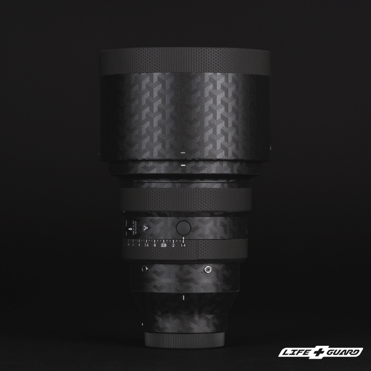 LIFE+GUARD 鏡頭貼膜安裝示意，適用 SIGMA 135mm F1.4 DG ART