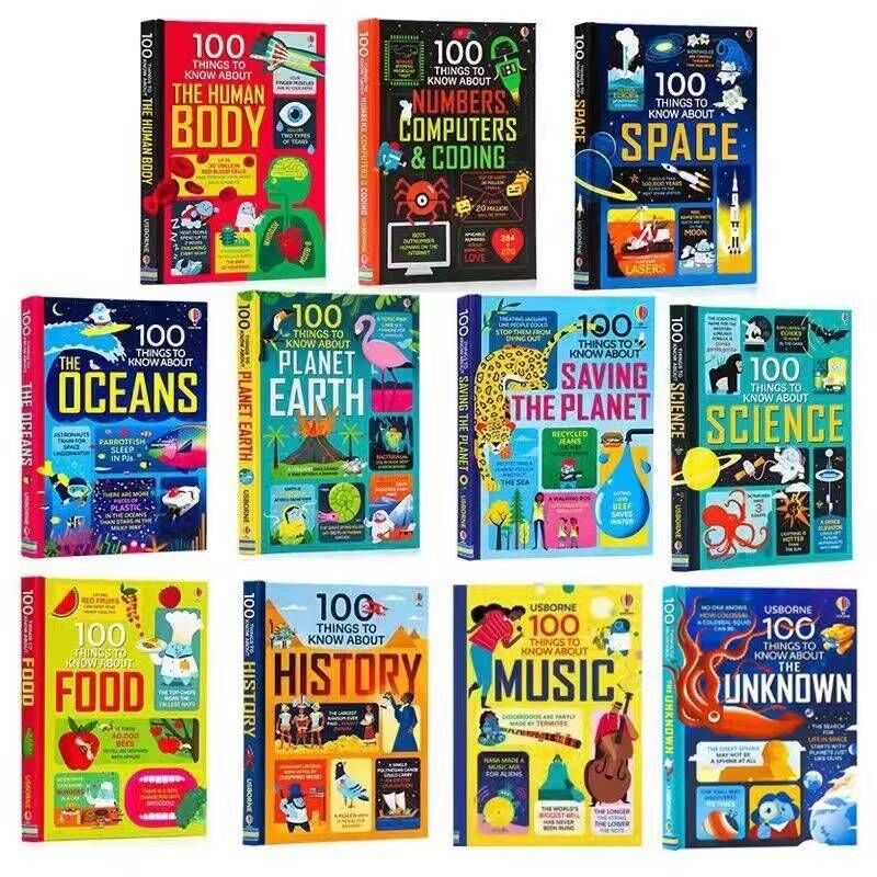 Usborne 100 Things to Know Library Collection (11 books) Hardcover