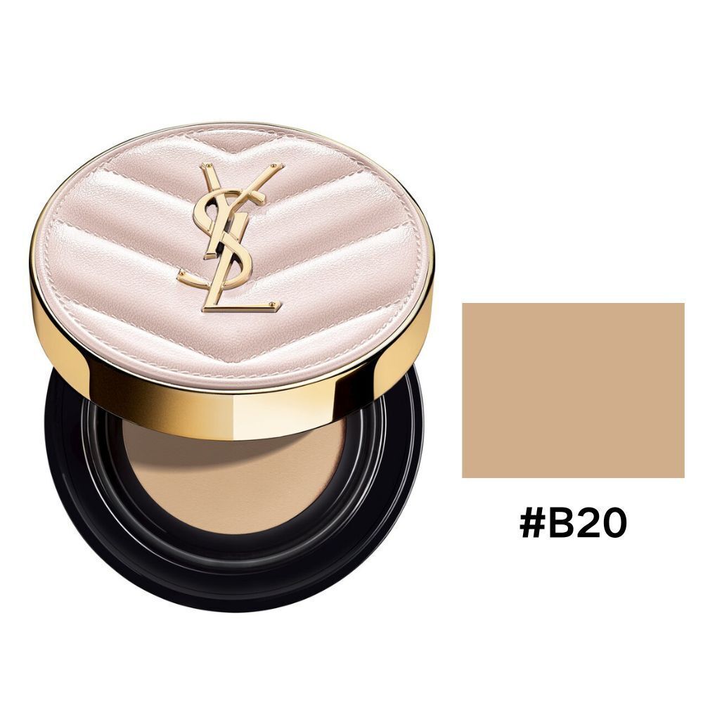 Yves Saint Laurent (YSL) - 聖羅蘭 粉皮革氣墊 明彩輕透亮肌氣墊粉底 #B20 Ivory SPF50+/PA+++ 12g