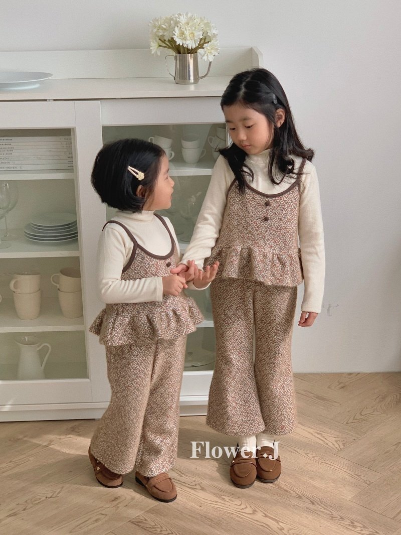 韓國🇰🇷Flower.J 菱格圖騰毛絨套裝(XS-XL)