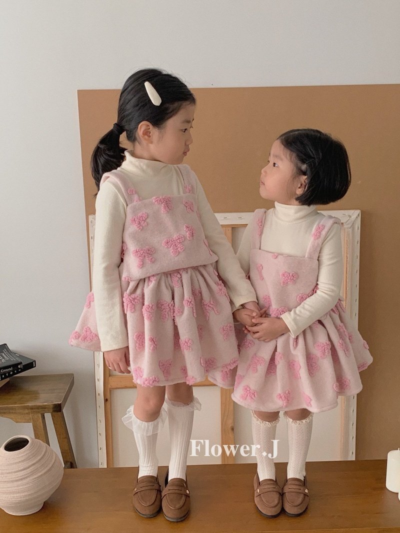 韓國🇰🇷Flower.J 粉色蝴蝶結裙套裝(XS-XL)