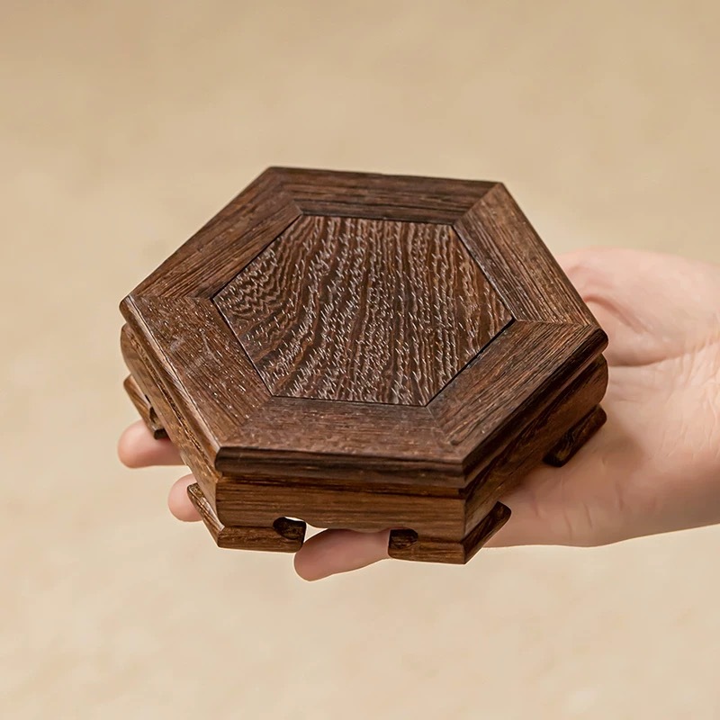 雞翅木六角底座