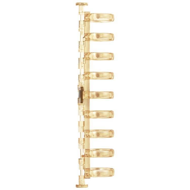 KURUTTO RING 9孔 活頁夾 淺琥珀色｜MARUMAN 日本