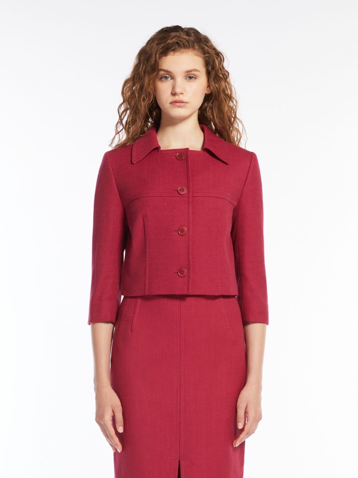 Max Mara 歐風復古剪裁七分袖短外套