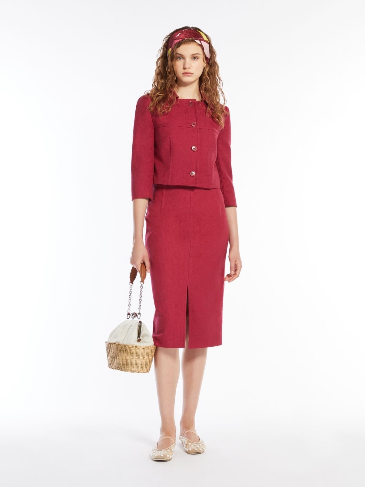 Max Mara 歐風復古剪裁七分袖短外套