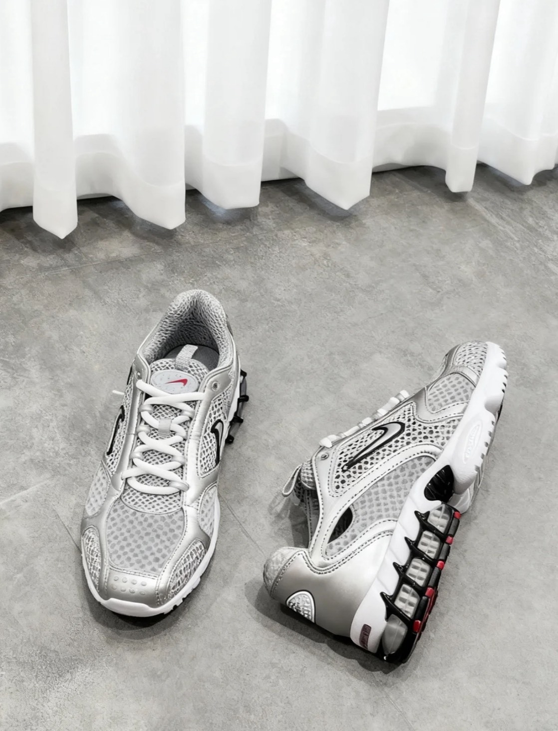 NIKE AIR ZOOM SPIRIDON CAGE 2 'Metallic Silver' 銀灰